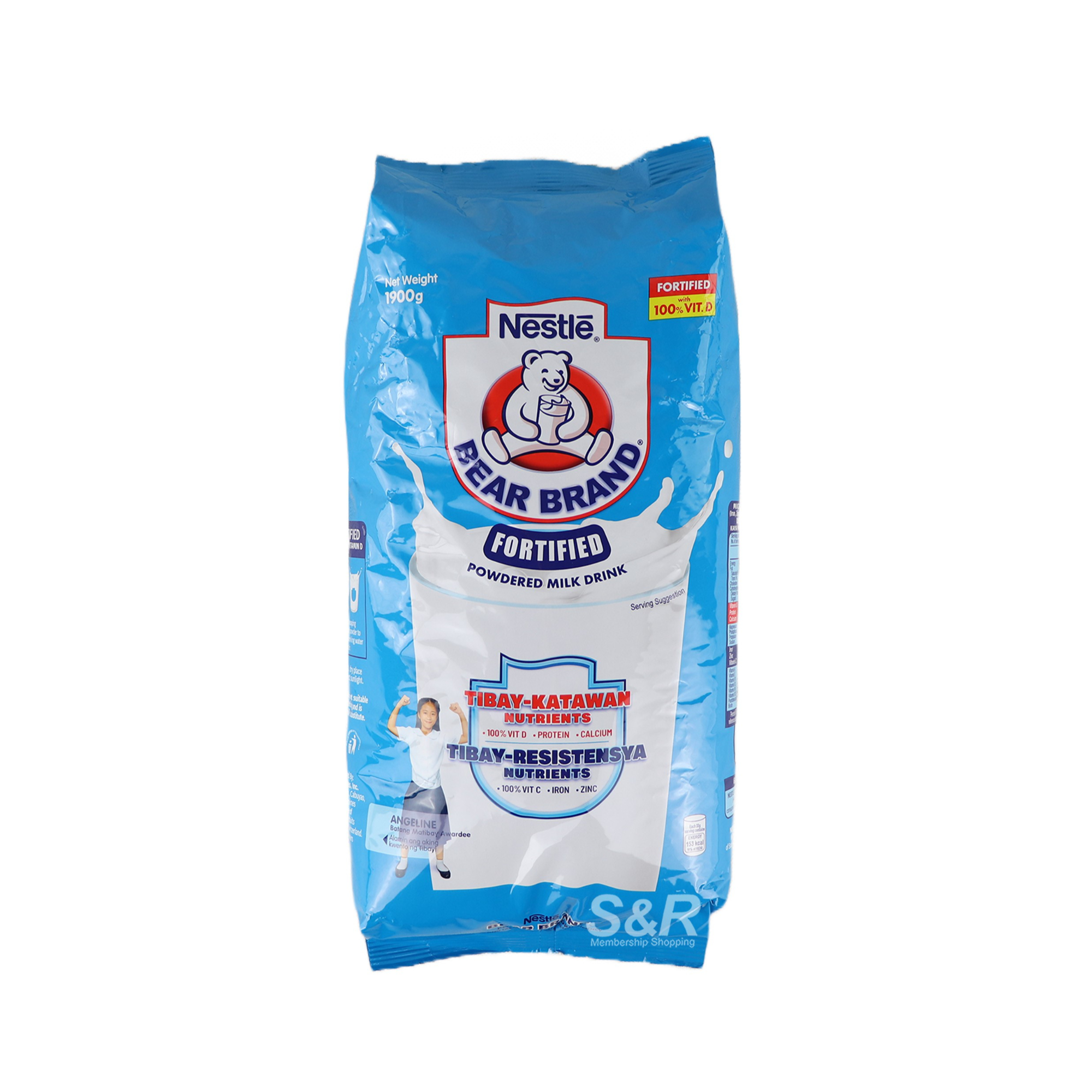 Bear Brand Fortified Powdered Milk Drink 1.9kg